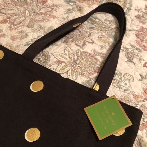 *LAST ONE** NWT Kate Spade Canvas Book Tote - Picture 2 of 4